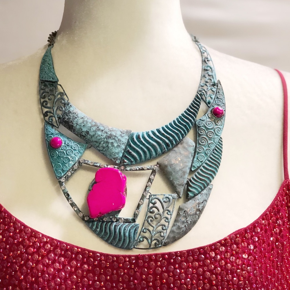 Turquoise Statement Necklace
